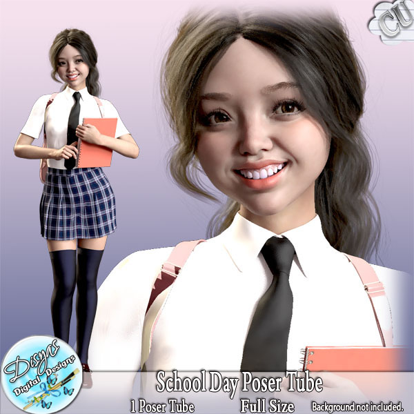 SCHOOL DAY POSER TUBE CU - FS by Disyas - Click Image to Close